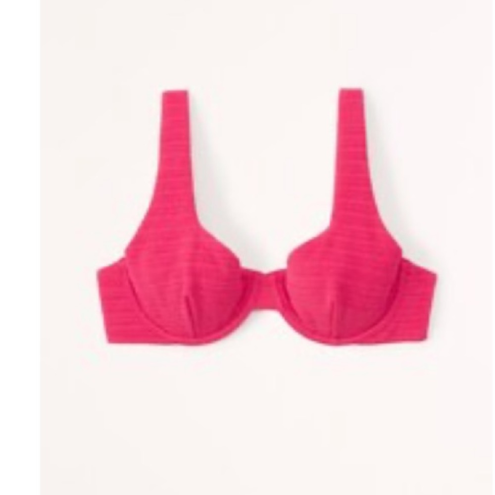 Sheen scrunch underwire bikini top and high cut bikini buttom